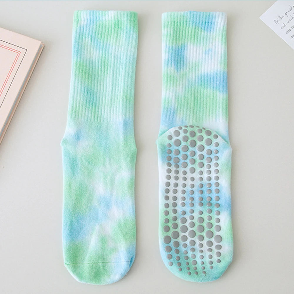 Tie-Dye Non-Slip Grip Socks