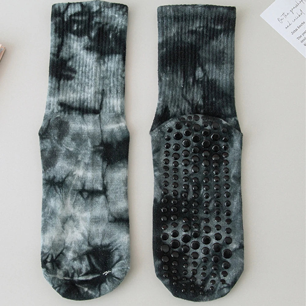 Tie-Dye Non-Slip Grip Socks