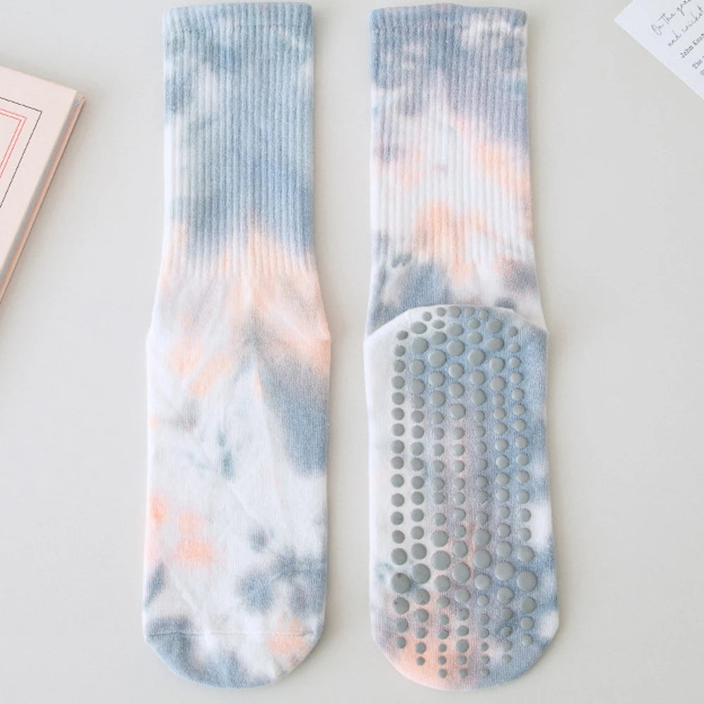 Tie-Dye Non-Slip Grip Socks